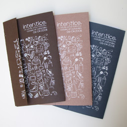 Pochette sérigraphiée pour Interstice